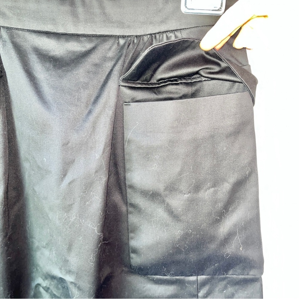 Burberry Black Office Cargo Pencil Skirt NWOT 40 - Picture 4 of 10